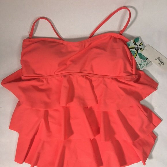 island escape coral tankini and shaper botton size - Picture 2 of 6